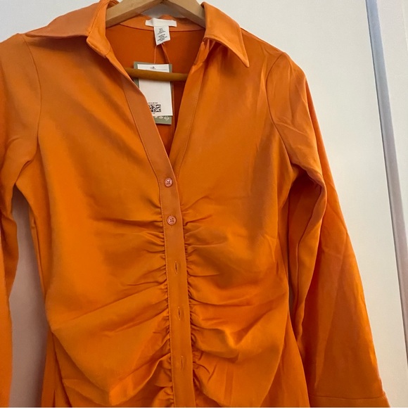 70s vibe shirt dress NWT! - Picture 3 of 6